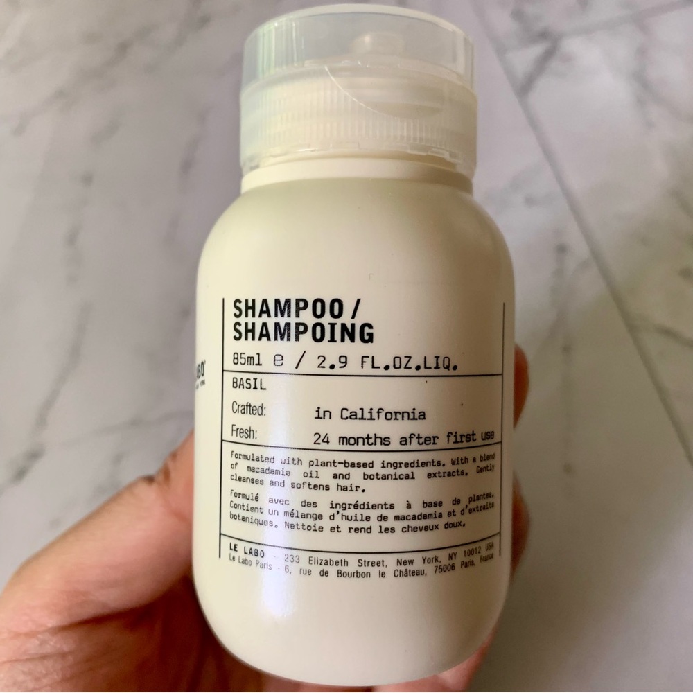 Le Labo Basil Shampoo Travel Size 2.9oz / 85ml
